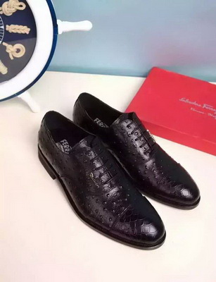 Salvatore Ferragamo Business Men Shoes--032